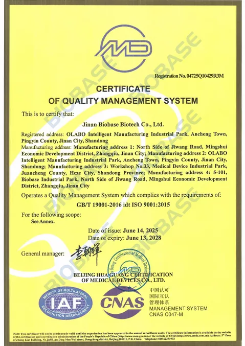 ISO-9001. Certificate